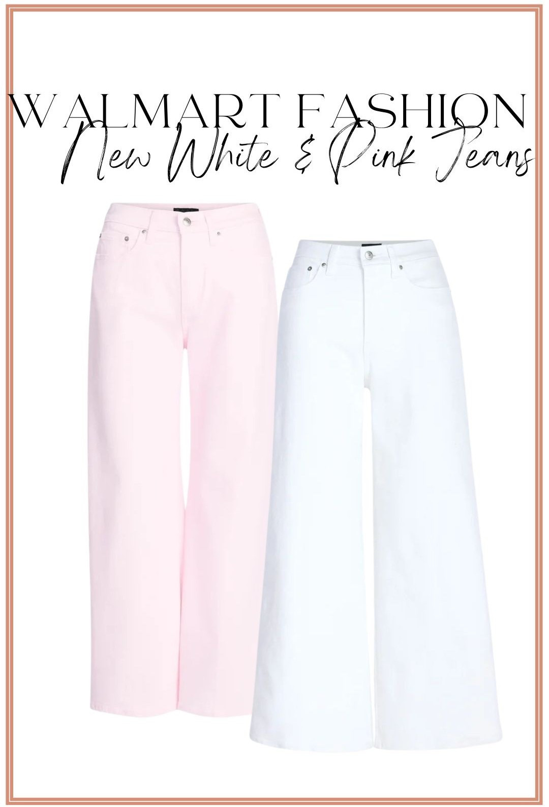 Run don’t walk because these are the BEST spring denim finds 🤍💗

These Walmart white and pink jeans are such a staple for the season! The fit is so flattering, they’re not see-through, and they instantly elevate any outfit. You can dress them up or keep it casual—either way they look so chic and high-end.

If you’ve been looking for the perfect spring denim refresh… these are it 🙌

#walmartfashion #walmartdenim #springdenim #whitejeans #pinkjeans #affordablestyle #walmartfinds #springwardrobe #everydaystyle #denimoutfits #budgetfashion #styleinspo #casualstyle #momfashion

#LTKootd #LTKPetite