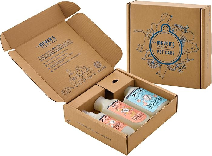 Mrs. Meyer's Clean Day Dog Care Kit, Includes 3in1 Dog Shampoo - White Peach, Dog Deodorizing Spr... | Amazon (US)