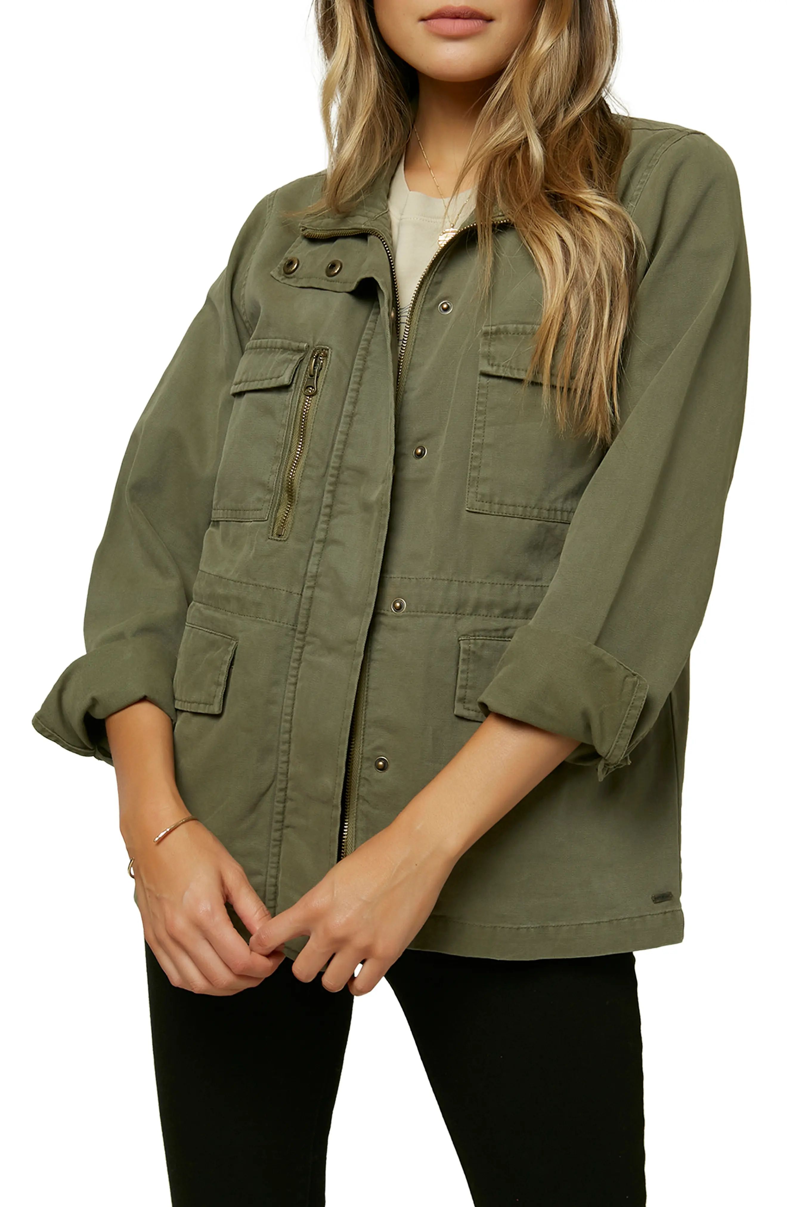 O'Neill California Army Jacket, Size Small at Nordstrom | Nordstrom