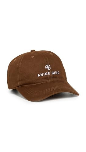 ANINE BING Women's Jeremy Baseball Cap, Brown, One Size | Amazon (US)