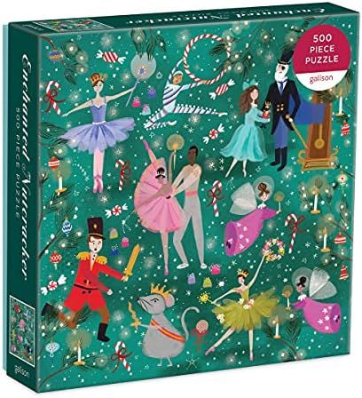 Enchanted Nutcracker 500 Piece Puzzle from Galison - Colorful and Whimsical Illustrated Jigsaw Pu... | Amazon (US)