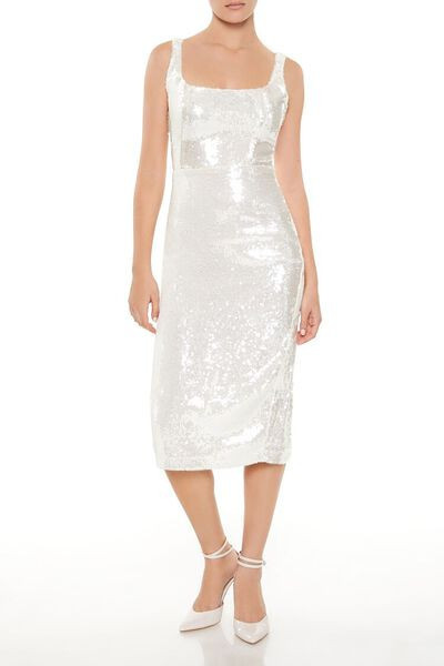 Sequin Bodycon Midi Tank Dress | Forever 21