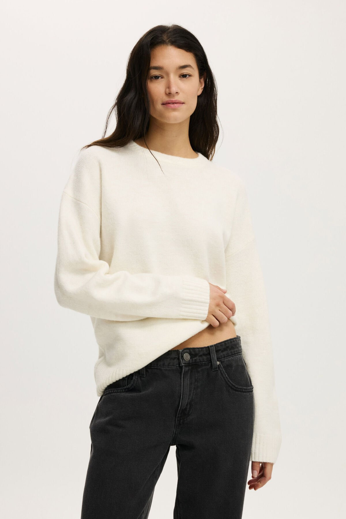 Luxe Crew Sweater | Cotton On (US)