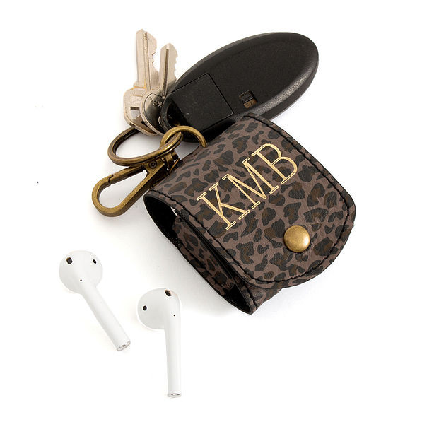 Monogrammed AirPod Case Keychain | Marleylilly