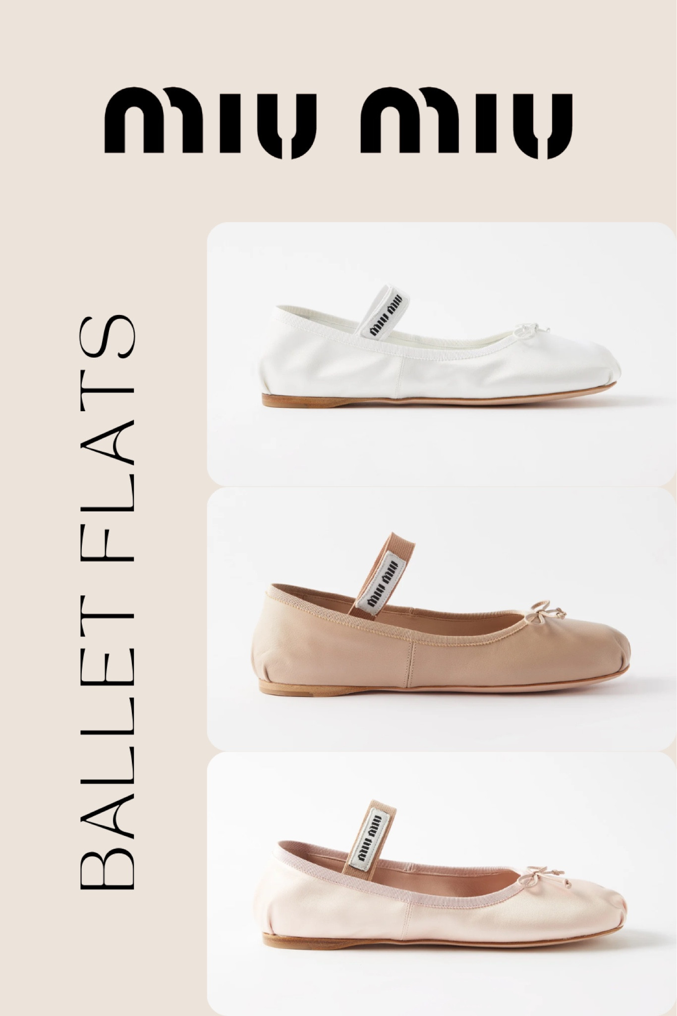 The beautiful Miu Miu ballet flat collection! 

#LTKshoecrush #LTKSeasonal #LTKFind