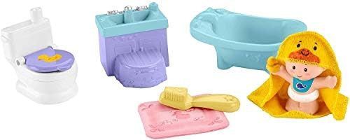 Fisher-Price Little People Wash & Go 7-Piece Play Set, Early Role-Play Toy for Toddlers and Presc... | Amazon (US)