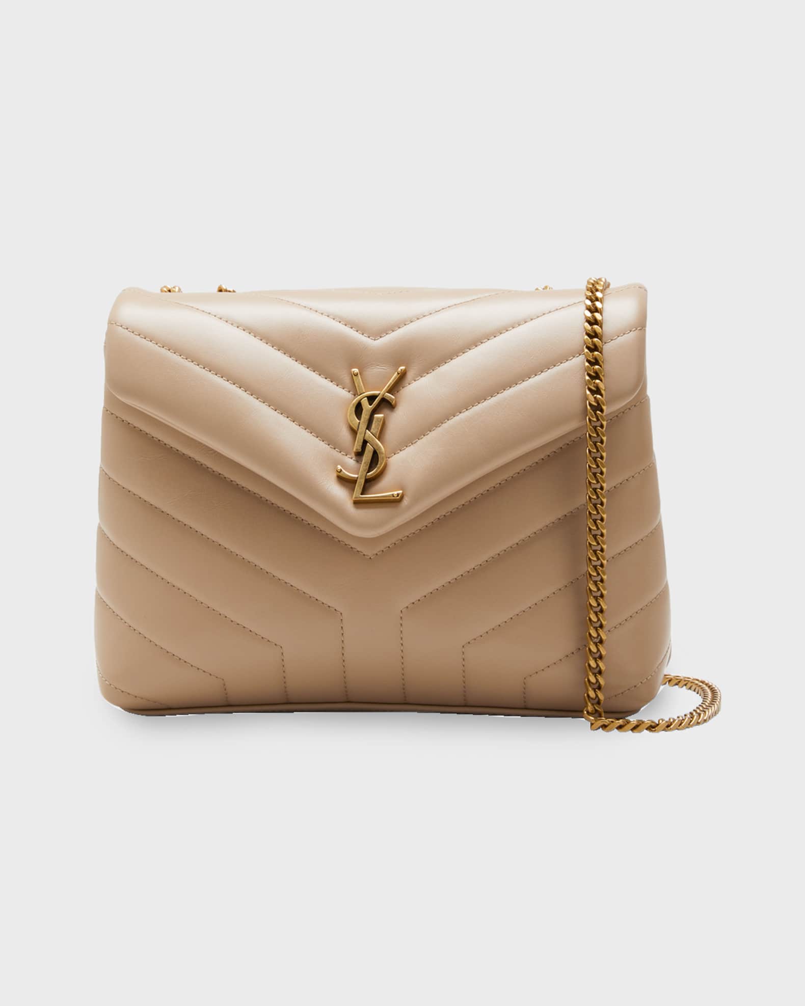 Loulou Small Matelasse Calfskin Flap-Top Shoulder Bag | Neiman Marcus