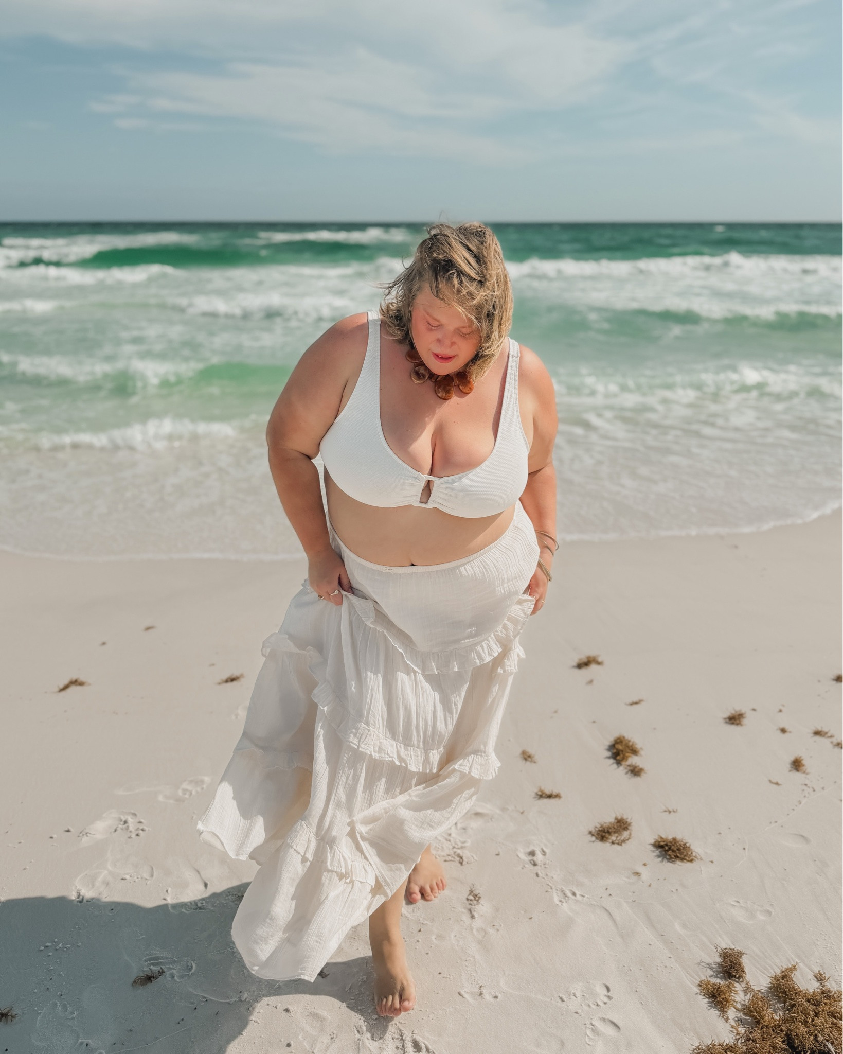 🐚🌊
.
#plussizeswimwear #aeriereal #ltkcreator #summeroutfit #beachootd