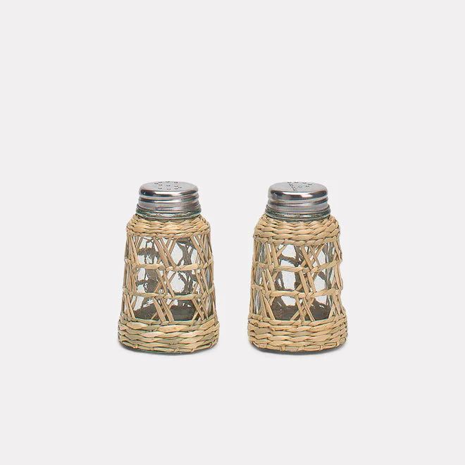 Seagrass Salt and Pepper Shakers | Katel Home