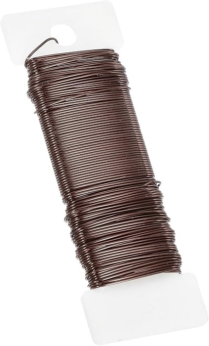PATIKIL 20 Gauge, 38 Yard (115 Feet) Florist Wreath Wire for Crafts Flower Arrangement, Coffee | Amazon (CA)