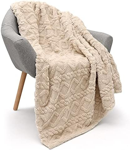 Amazon.com: Sherpa Fleece Throw Blanket-3D Stylish Design, Super Soft,Fluffy,Warm,Cozy,Plush,Fuzz... | Amazon (US)