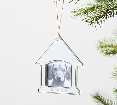 Engravable Silver-Plated #1 Pet Ornament | Pottery Barn | Pottery Barn (US)