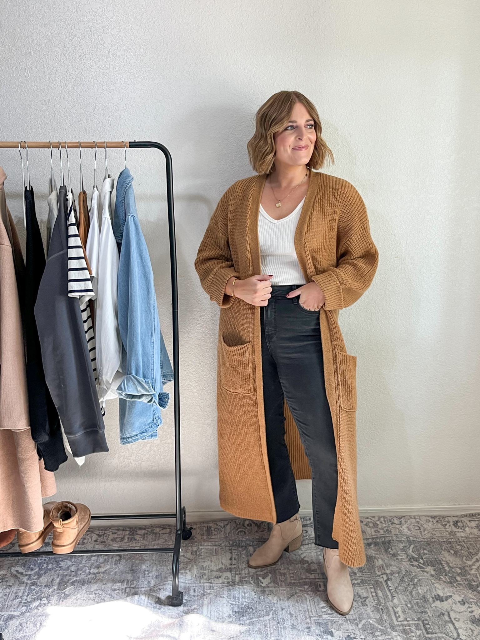 Style a duster cardigan for Fall🍂 30% off 

Cardigan M (runs big)
Jeans tts 

#LTKfindsunder50 #LTKsalealert #LTKmidsize