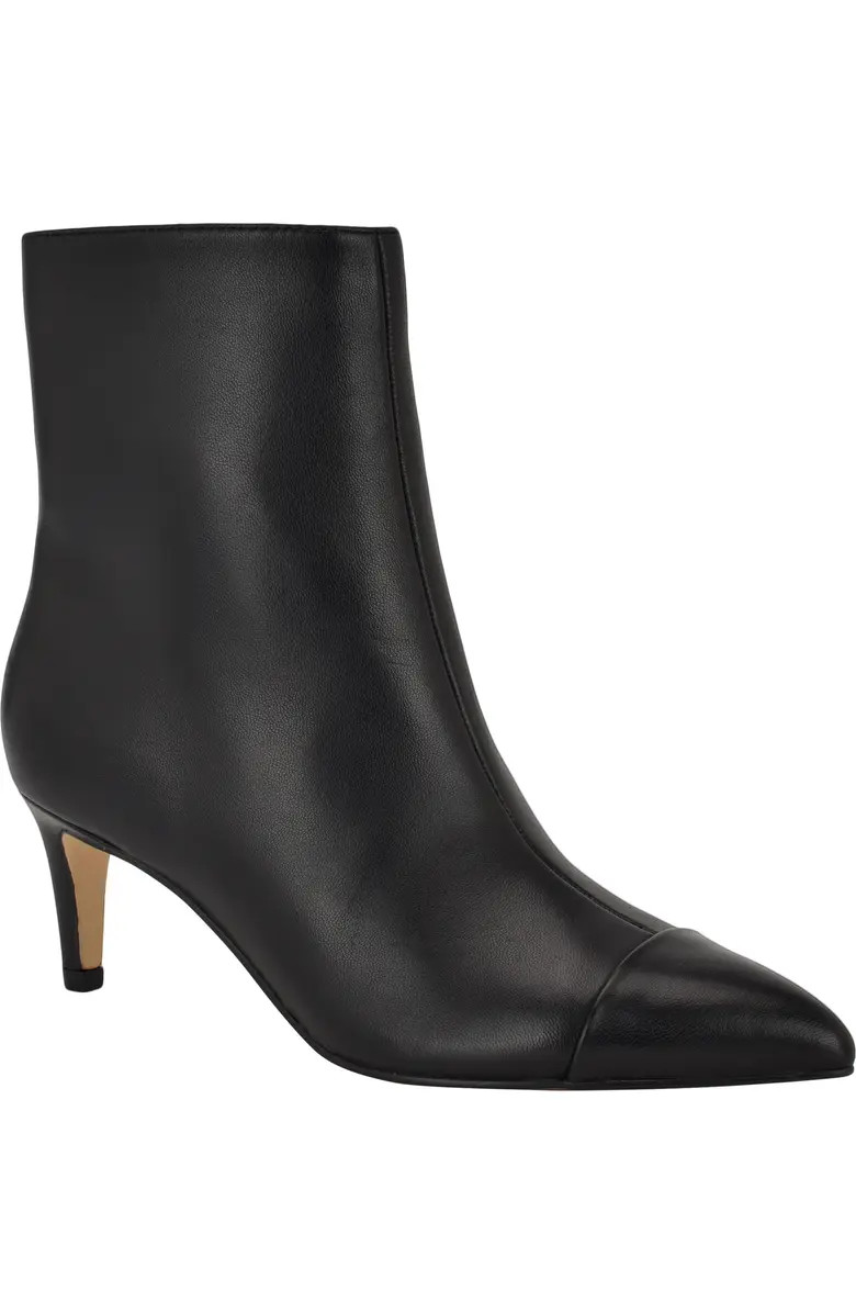 Calvin Klein Gentley Pointed Cap Toe Bootie (Women) | Nordstromrack | Nordstrom Rack