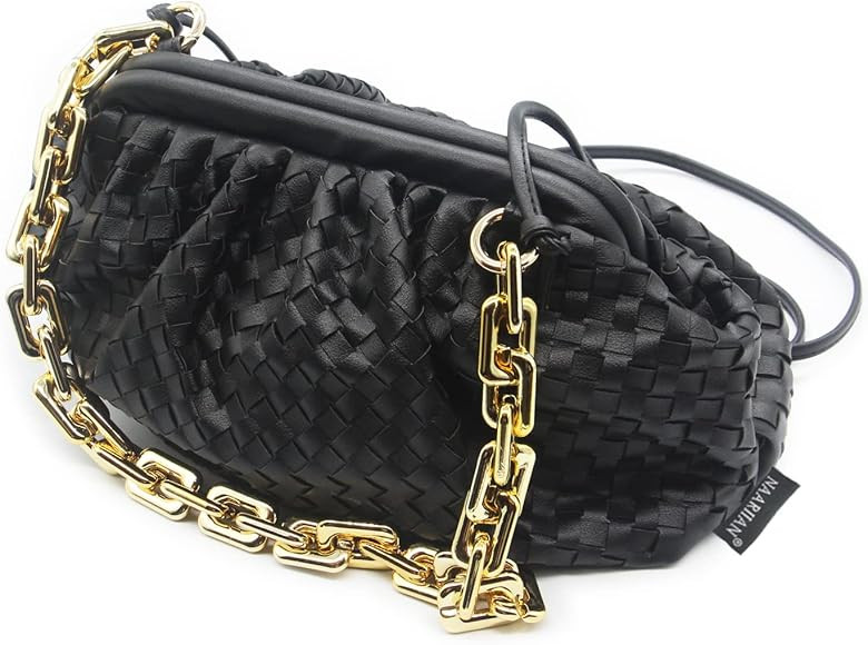 NAARIIAN Dumpling Bag,Clutch Purse for women Shoulder Bag Dupes Designer Cloud handbag PU Leather... | Amazon (US)