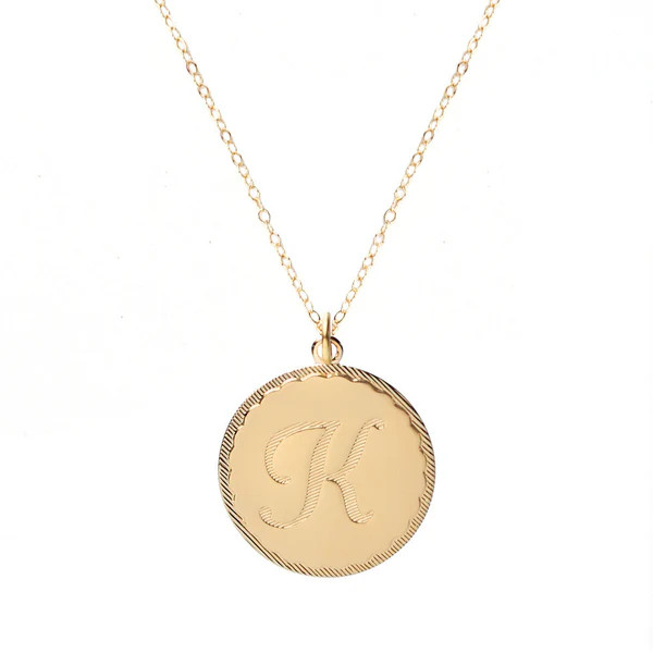 Metal Dalton Necklace Gold | Moon and Lola