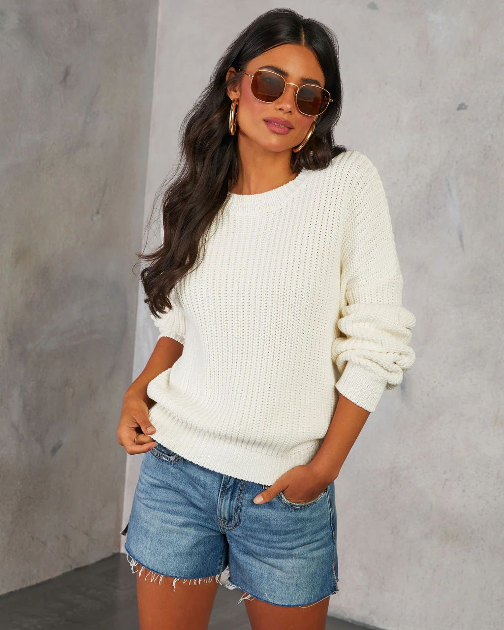 Bundle Leisure Chunky Knit Sweater | VICI Collection