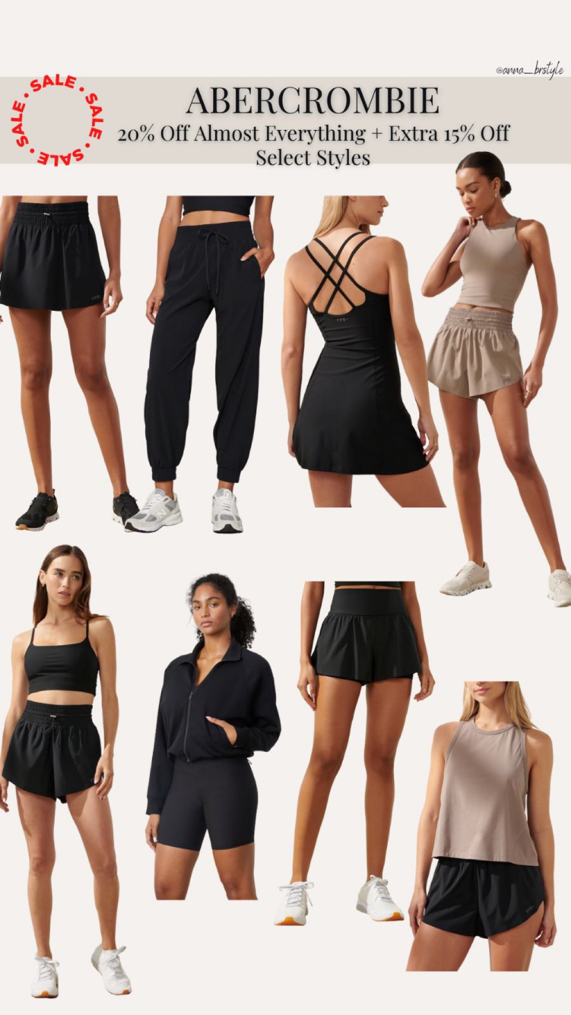 Abercrombie 20% off almost everything plus an extra 15% off select styles activewear athleisure 

#LTKunder50 #LTKunder100 #LTKsalealert