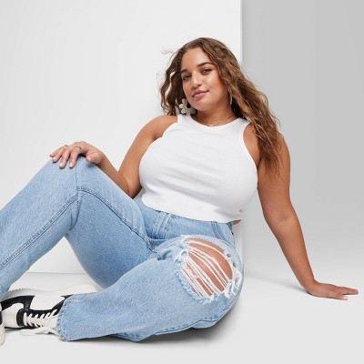 Women's Value Tiny Tank Top - Wild Fable™ White 4X | Target
