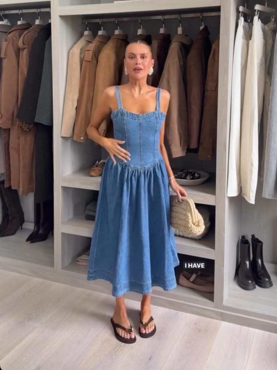 I love this denim dress!! Stretchy back, adjustable straps & an amazing quality denim!!! I’m wearing a size 8 fits like a glove! 


#LTKdresses #LTKuk #LTKspring