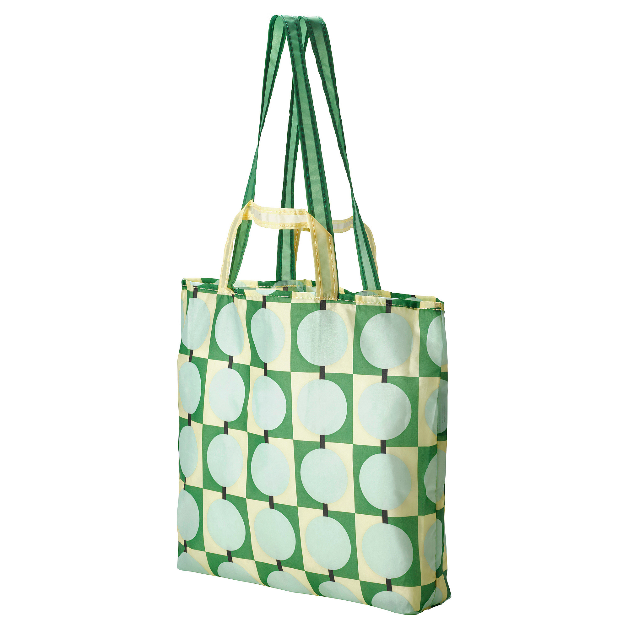 SKYNKE Shopping bag, pale yellow/multicolor, 17 ¾x14 ¼ " | IKEA US