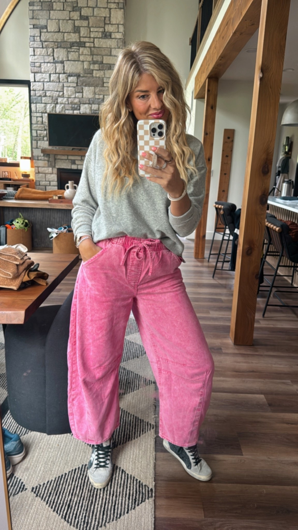 Colored pants are always the right choice. The horseshoe ones are the perfect look too! 

#ltkdenim #ltkbarreljeans #ltktrending

#LTKFindsUnder100 #LTKStyleTip #LTKShoeCrush