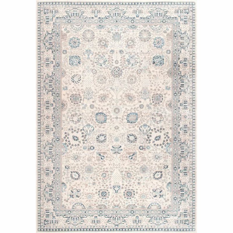 Armancourt Bone/Grey/Blue Area Rug | Wayfair North America