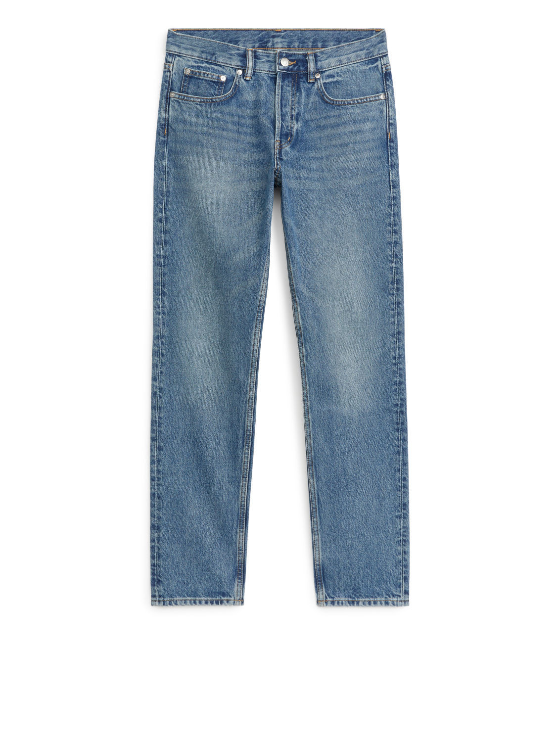 PARK Regular Straight Jeans - Blue | ARKET (US&UK)