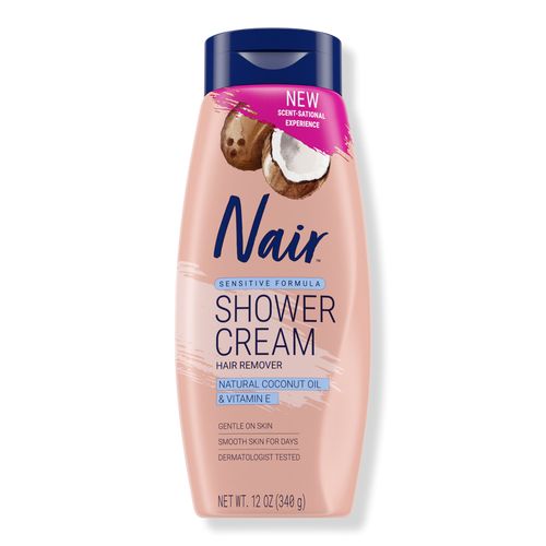 Shower Cream Hair Remover Sensitive Formula with Coconut Oil and Vitamin E | Ulta