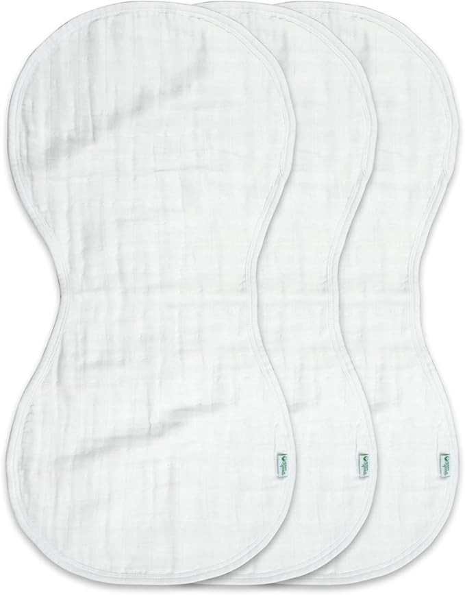 green sprouts Muslin Burp Cloths made from Organic Cotton | 4 absorbent layers protect from sniff... | Amazon (US)