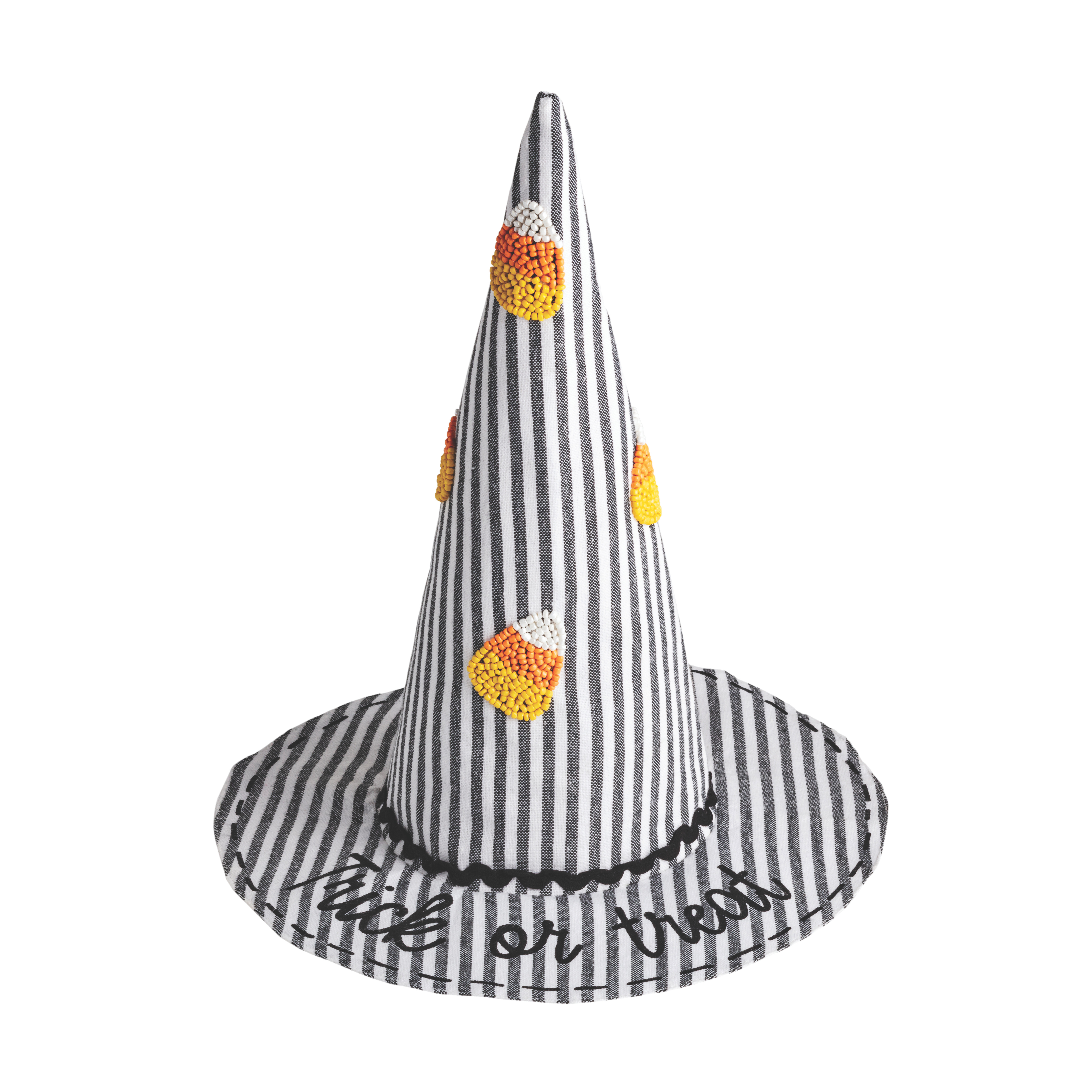 Small Beaded Witch Hat Sitter | Mud Pie