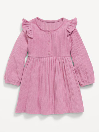 Long-Sleeve Cozy-Knit Dress for Toddler Girls | Old Navy (US)
