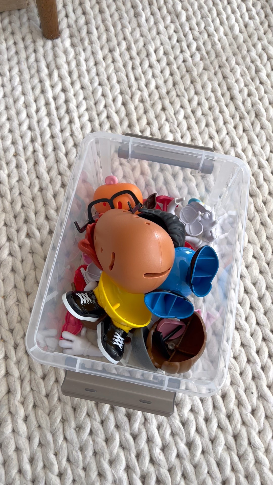 Organize toys and smaller objects into clear storage totes for easy clean up! 



#LTKKids #LTKStyleTip #LTKHome