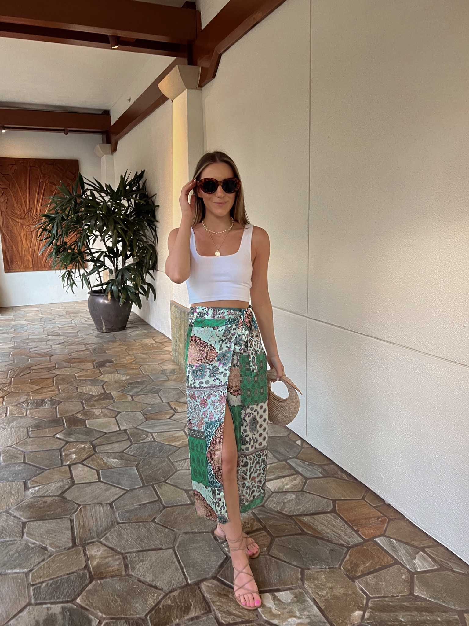 Last night’s ootn☀️🌴 my wrap skirt is currently 20% off. 

#LTKstyletip #LTKSeasonal