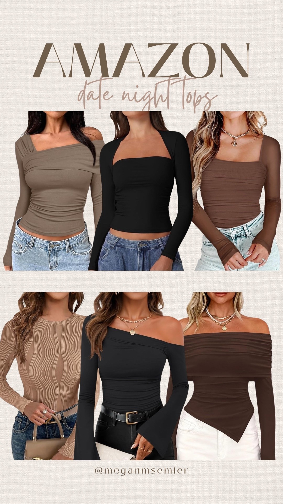 Amazon date night tops 

#LTKFindsUnder100 #LTKootd #LTKSeasonal