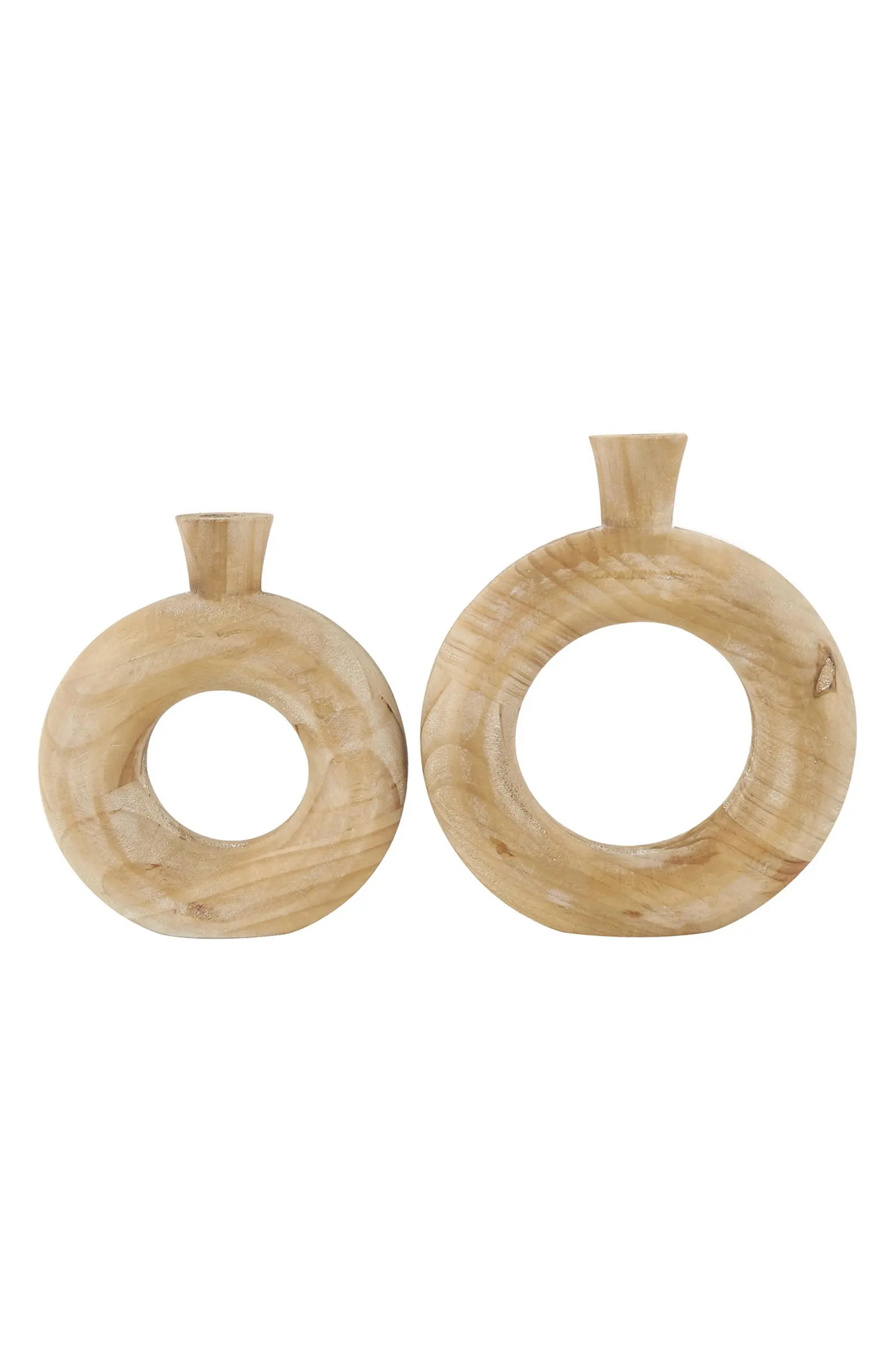 SONOMA SAGE HOME Set of 2 Wood Vases | Nordstromrack | Nordstrom Rack