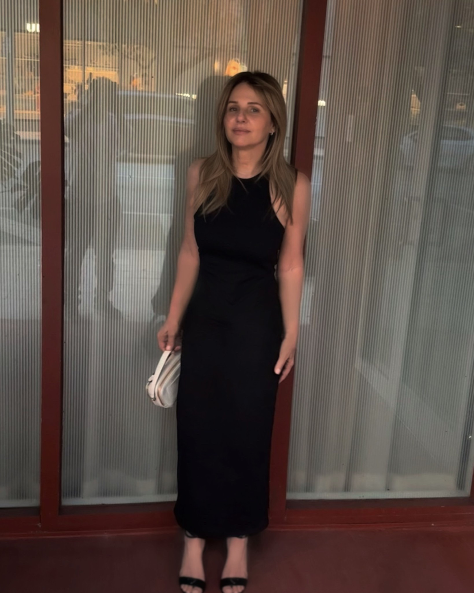 From the weekend at dinner wearing a high neck racerback tank dress from Susana Monaco with black strappy high heel sandals.

#LTKootd #LTKdayinmylife #LTKSeasonal