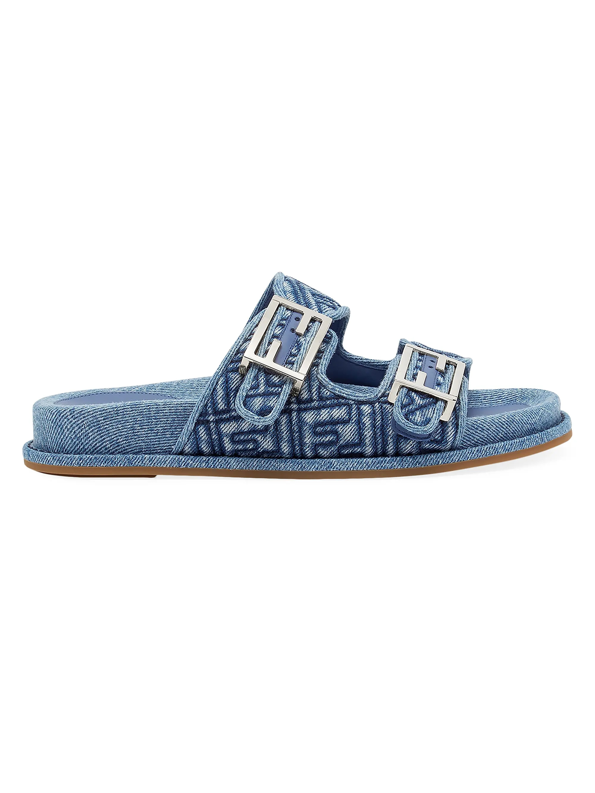 FF Feel Denim Sandals | Saks Fifth Avenue