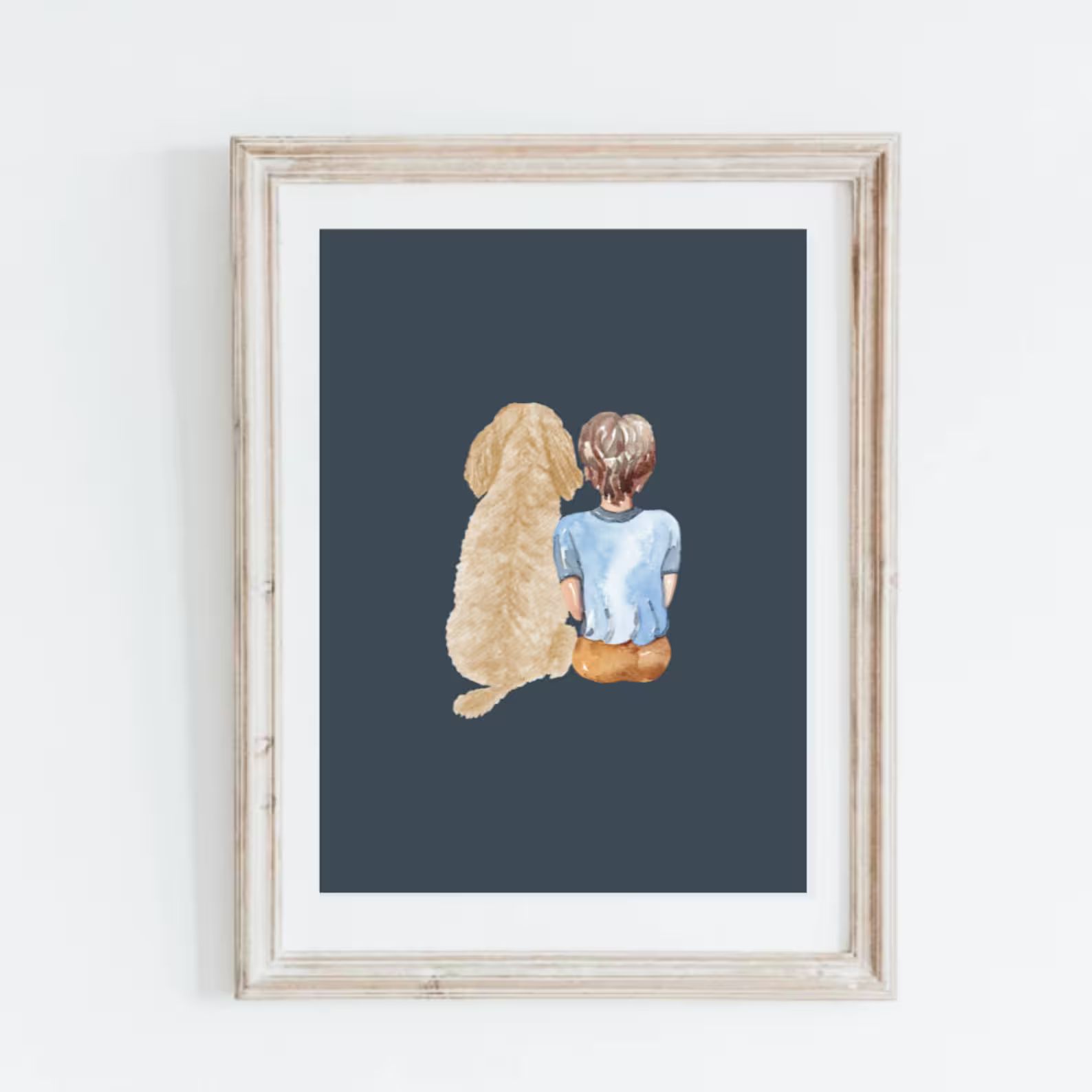 Goldendoodle Digital Download. Boy Nursery Decor Dog Print. | Etsy | Etsy (US)