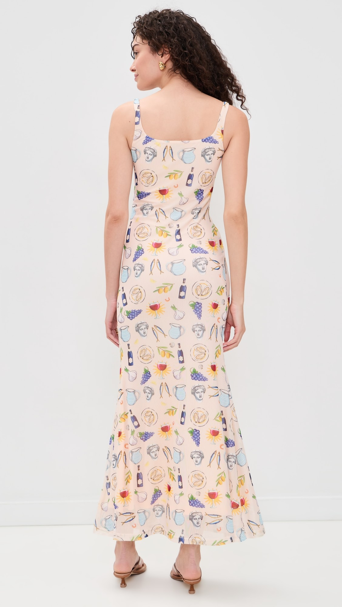 Eurosummer Print Mesh Maxi Dress | Shopbop