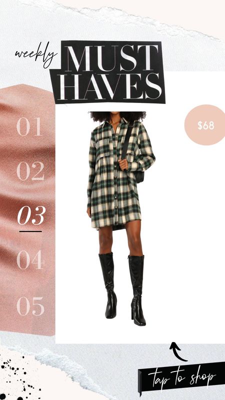 Plaid dress: size L
Perfect dress for a holiday event