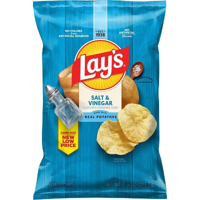 Lay's Salt & Vinegar Flavored Potato Chips - 7.75oz | Target