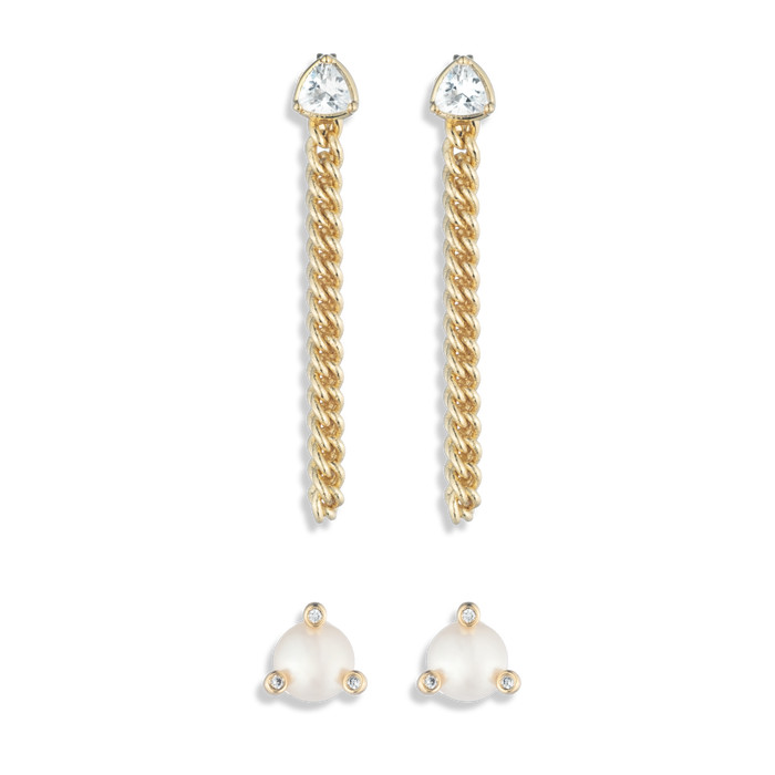 Electric Picks xSarah & Hollie Lemon Drop Earring Set of 2 | Nordstrom | Nordstrom