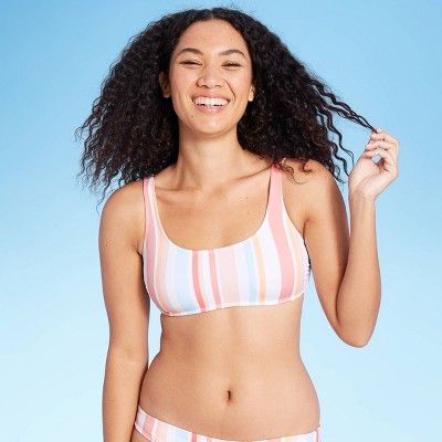 Juniors' Scoop Neck Bralette Bikini Top - Xhilaration™ Multi | Target