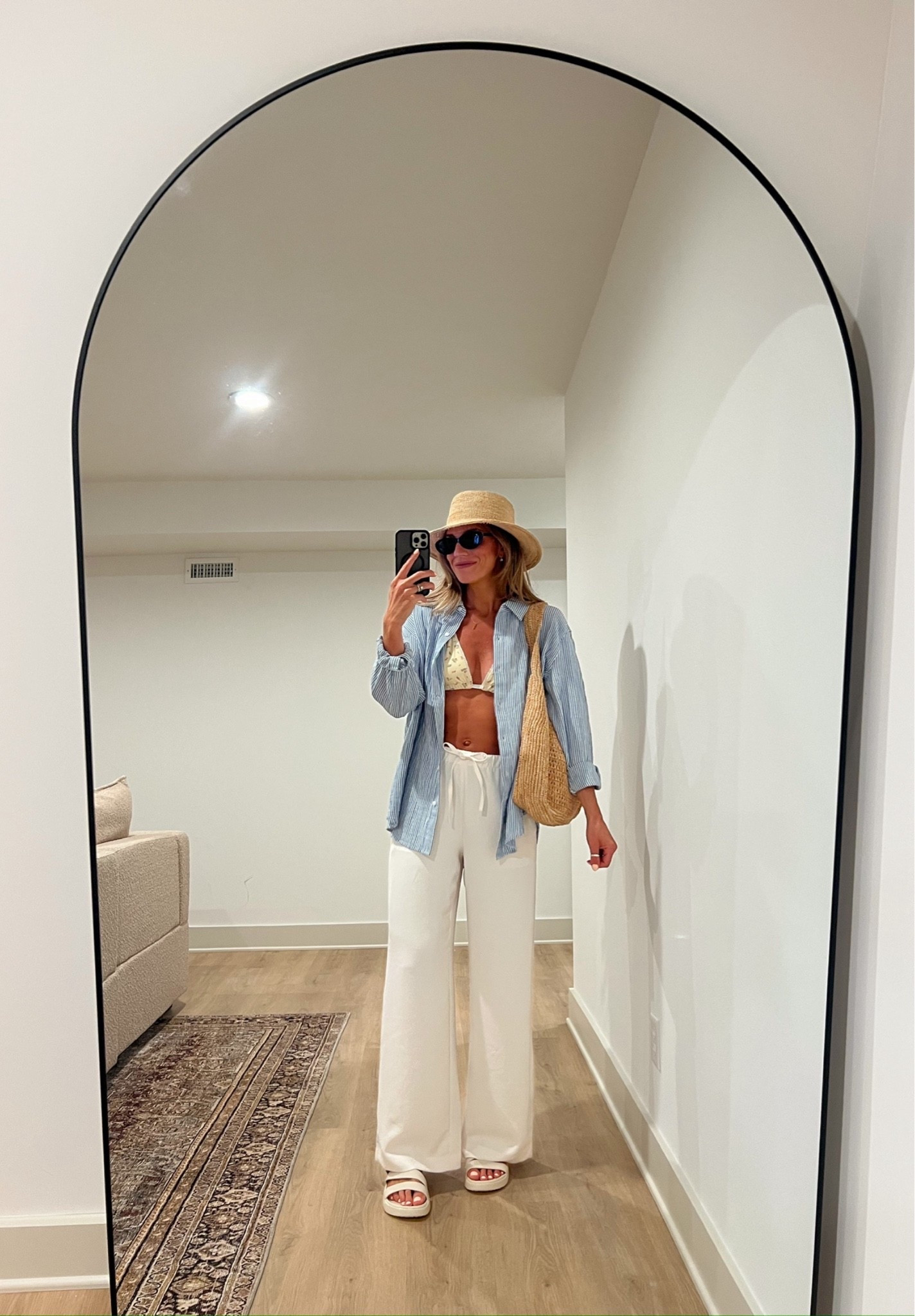 European vacation swim ✨ These pants & button down can also be worn not as a coverup! Pants come in tall sizes.

#LTKootd #LTKSwim #LTKTall