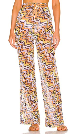 Vacation Pant in Retro Swirl | Revolve Clothing (Global)