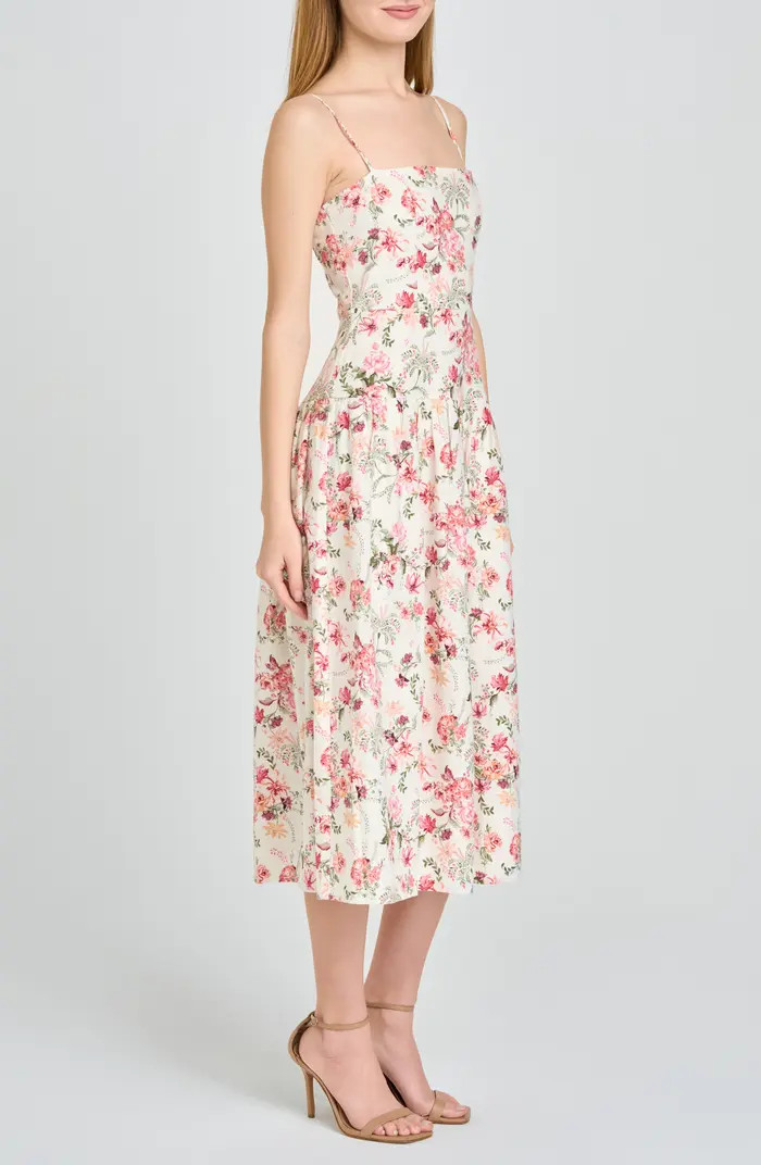 Juliet Floral Midi Dress | Nordstrom