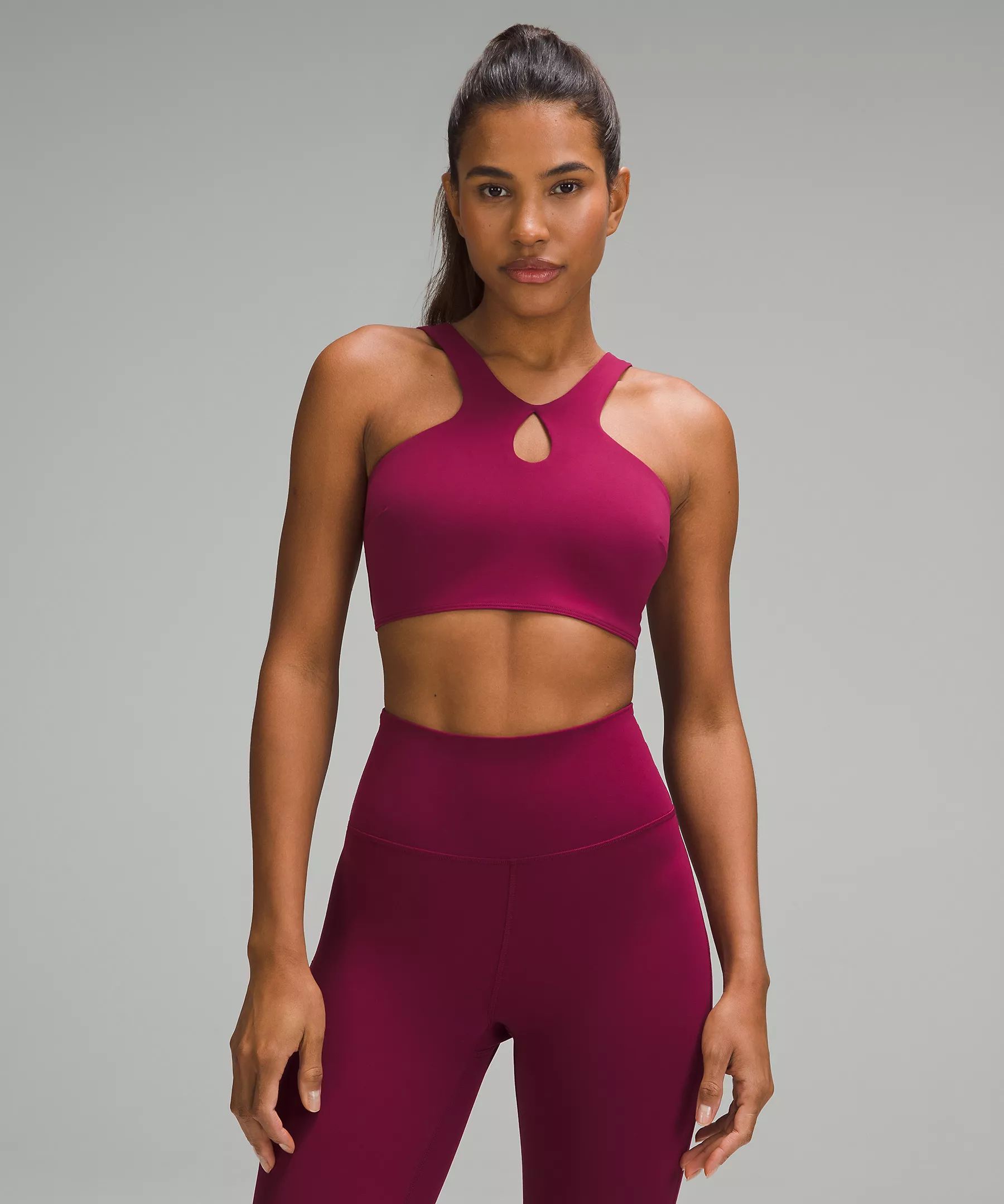 SmoothCover Front Cut-Out Yoga Bra | Lululemon (US)