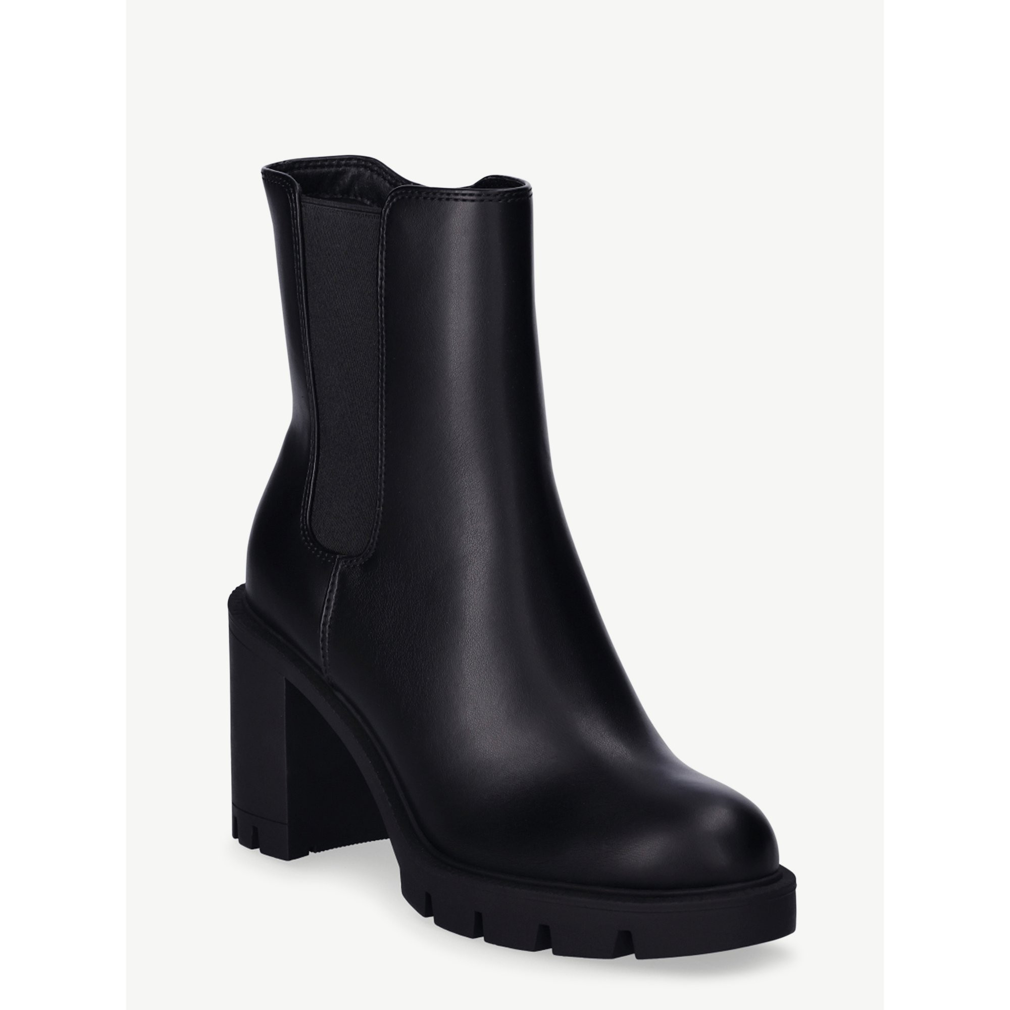 Scoop Women’s Lug Sole Chelsea Boots - Walmart.com | Walmart (US)