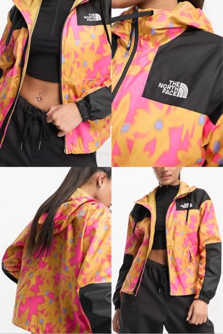 The North Face coat jacket. Sheru hooded shell jacket in yellow flower print. Exclusive at ASOS, on sale under £70. Affordable fashion.
Wardrobe staple. Sport, travel, winter, casual wear.  Gift guide idea for her. Feminine outfit, trendy look, timeless fashion.



#LTKgiftguide #LTKfitness #LTKtravel